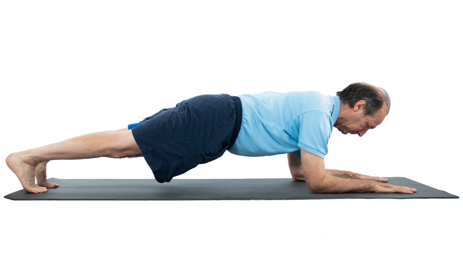 Plank Pose or Phalakasana using your forearms for support instead of using your wrists