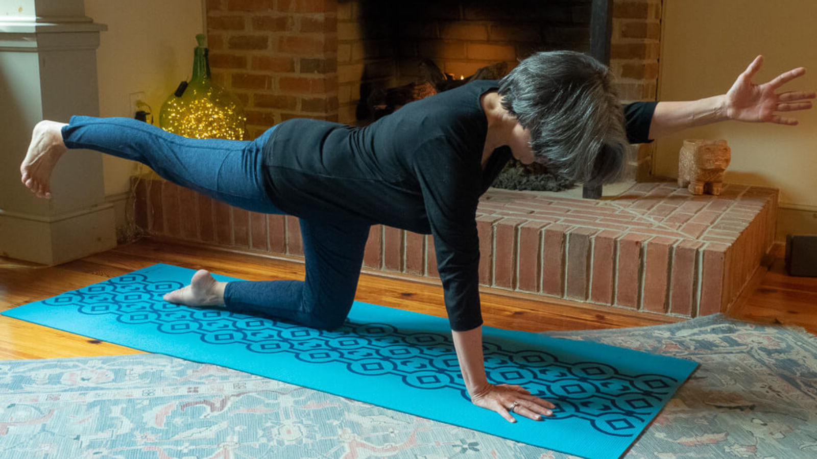 Bird Dog Pose is great for back strengthening.