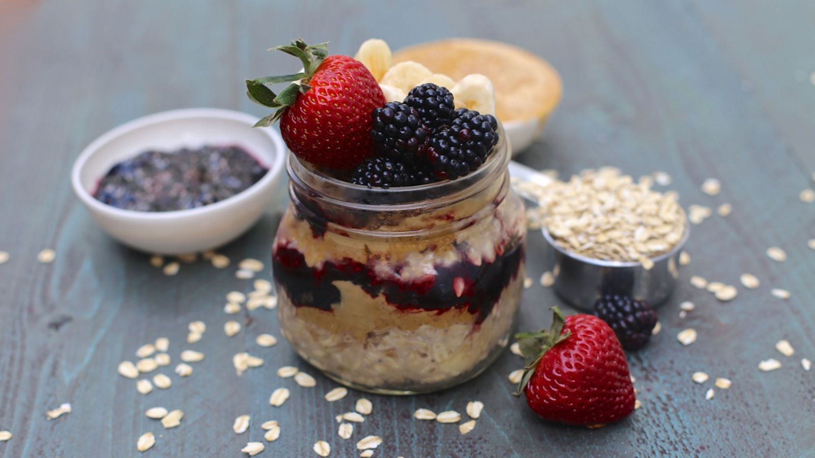 Overnight oats for breakfast