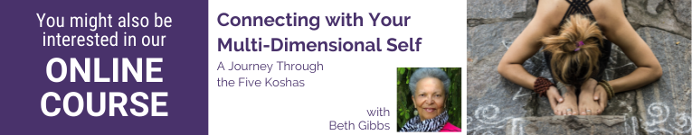 Beth Gibbs, C-IAYT, yoga therapist, YogaUOnline contributor, the Chakras series, writer