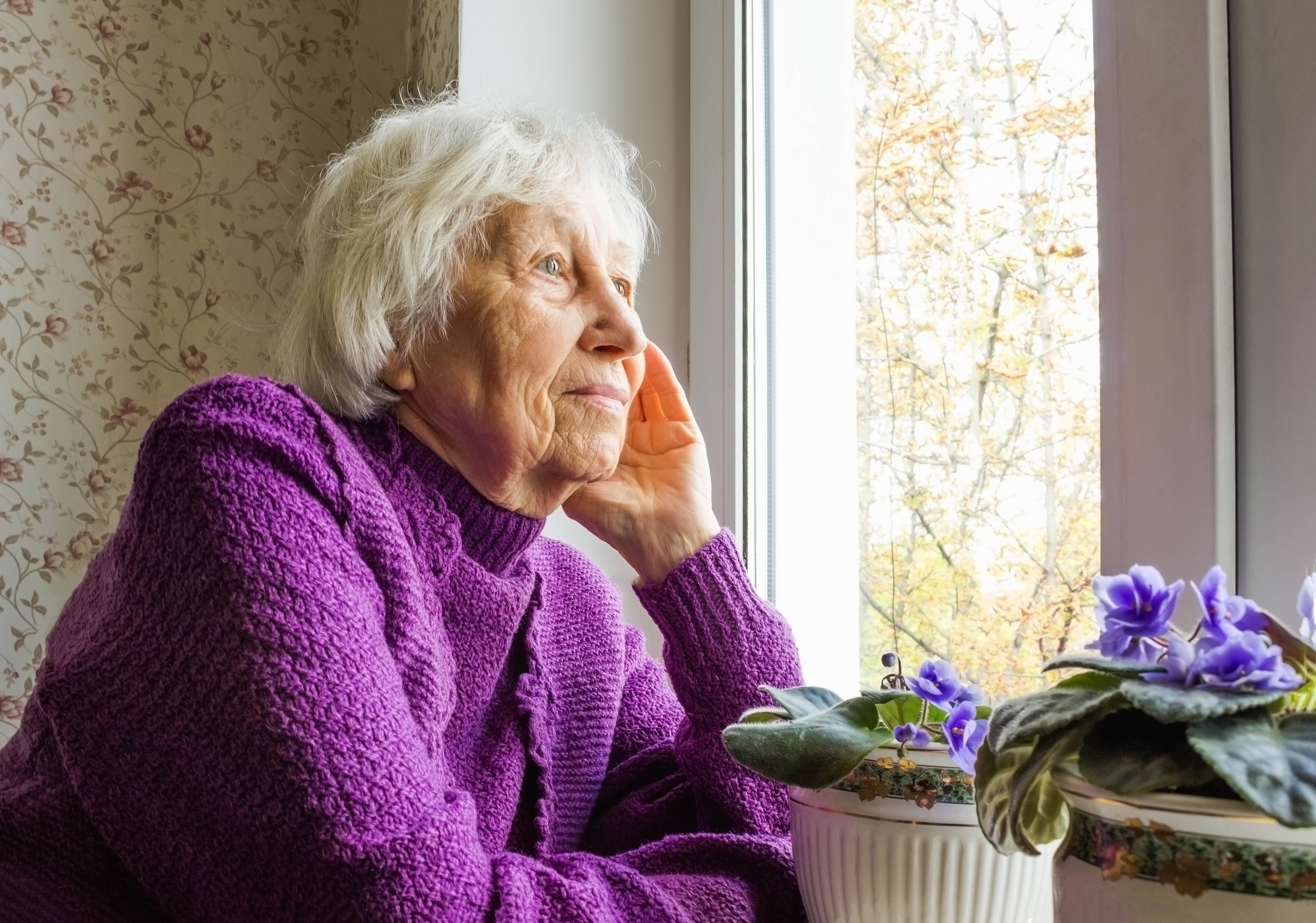 elderly woman, growing older, becoming invisible, how yoga can help