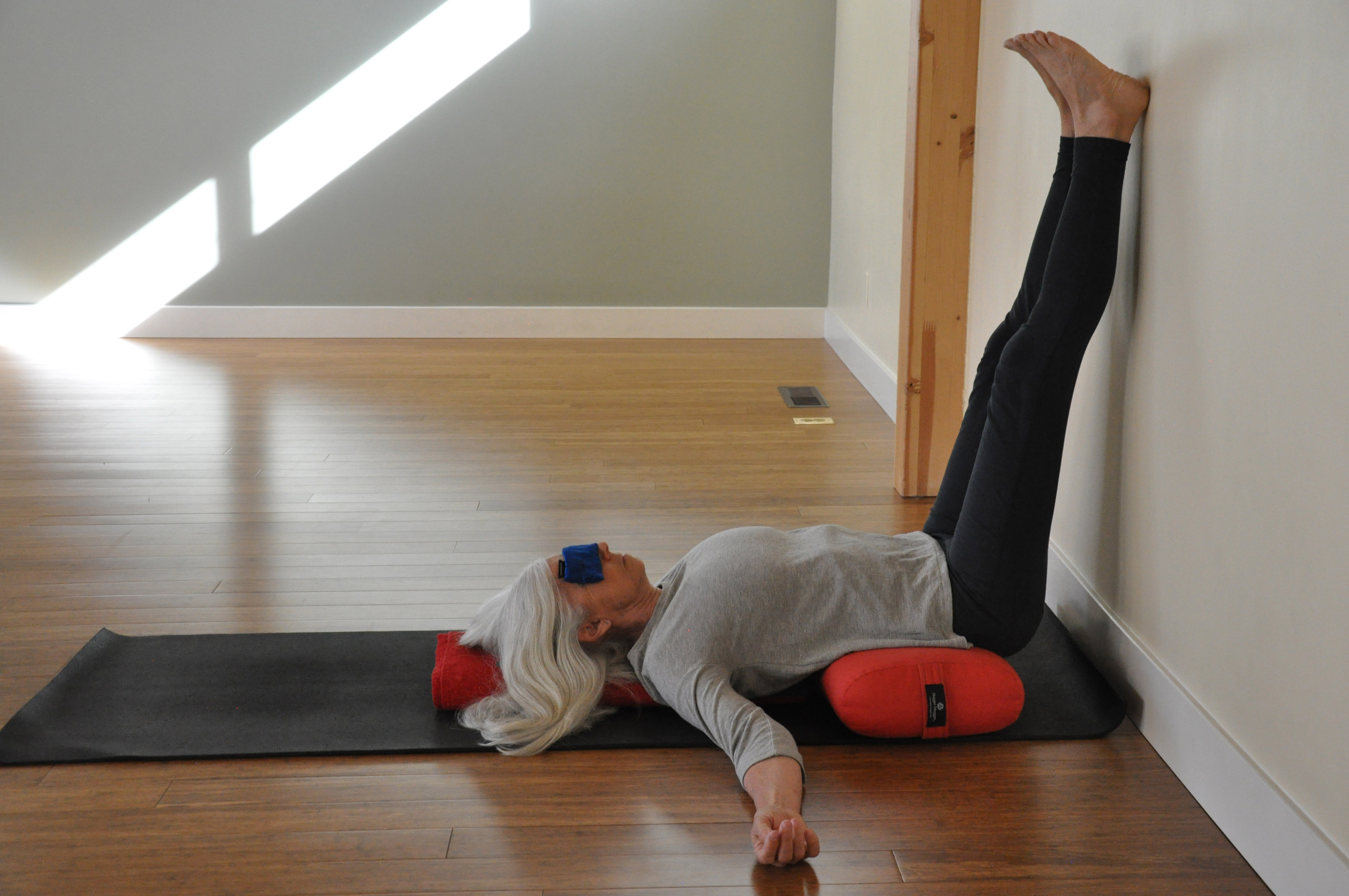 legs up the wall pose