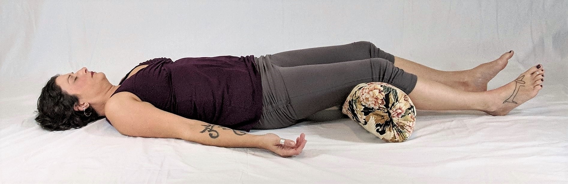 Yoga woman in Relaxation Pose (Svanasana)