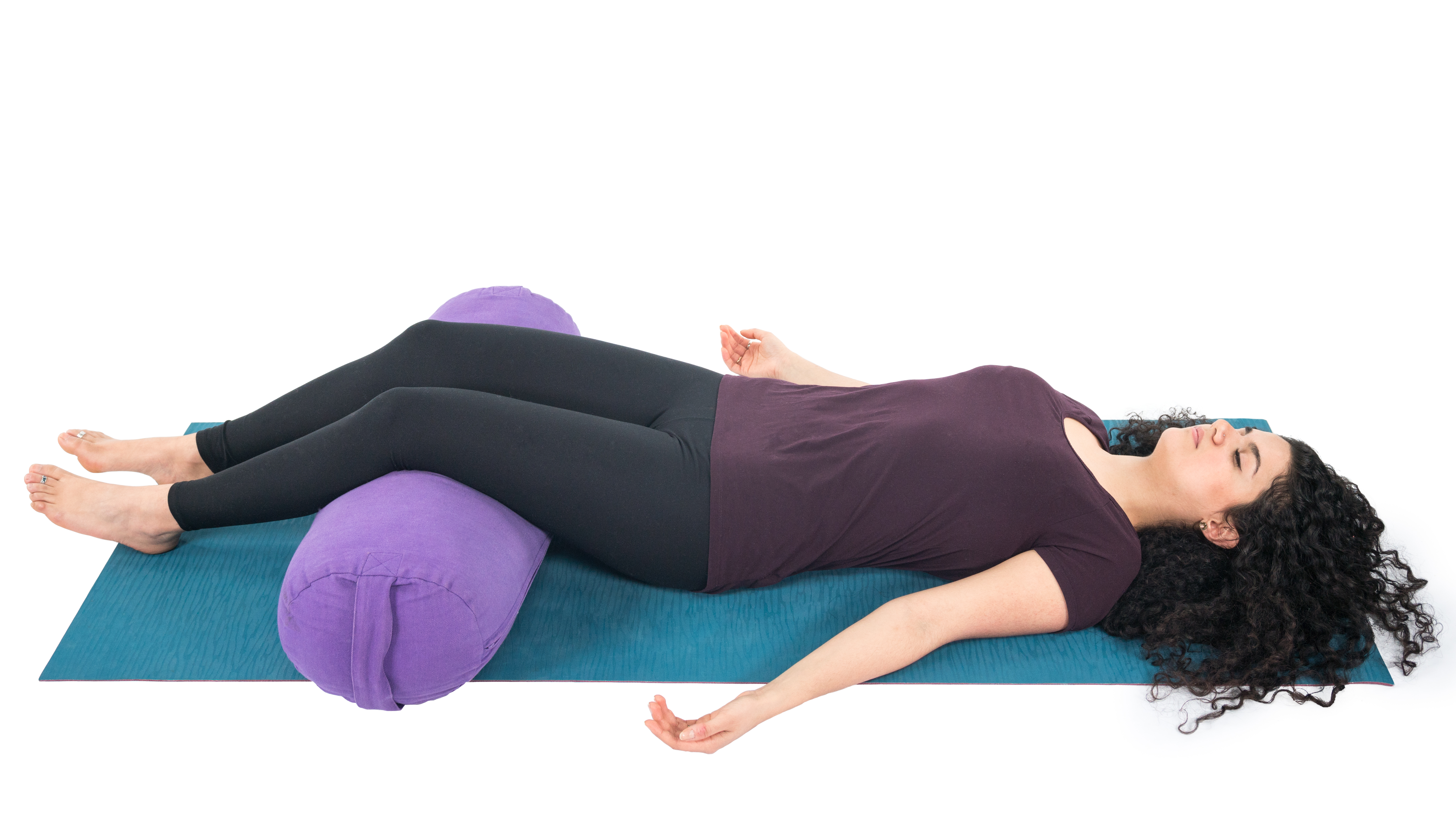 Savasana, corpse pose, resting pose, using props, beginner's yoga, savasana to restore after backbending