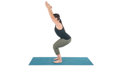 Utkatasana or Fierce Pose a strengthening pose