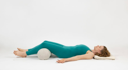 How to practice Supported Savasana or Relaxation Pose also known as Salamba Savasana