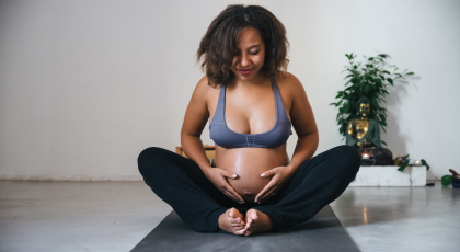 How to keep moving during pregnancy with five gentle, healthy yoga poses